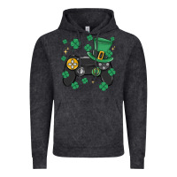 Vintage Black video game st patricks day Vintage Hoodie - MaliasSmallBusiness
