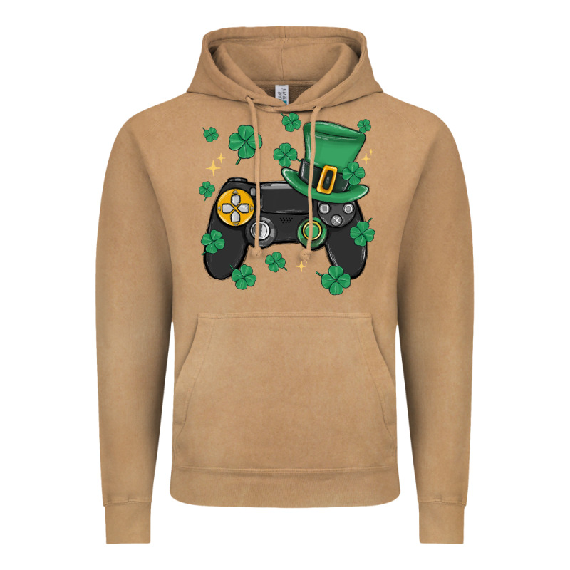 Video Game St Patricks Day Vintage Hoodie by MaliasSmallBusiness | Teevron