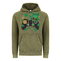 Vintage Olive video game st patricks day Vintage Hoodie - MaliasSmallBusiness