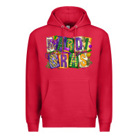 Cardinal mardi  gras Premium Hoodie - CowGirlArtShop