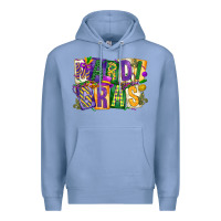 Colony Blue mardi  gras Premium Hoodie - CowGirlArtShop