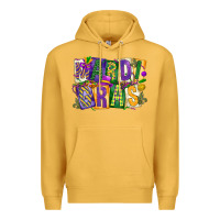 Mustard mardi  gras Premium Hoodie - CowGirlArtShop