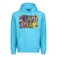 Ocean Blue mardi  gras Premium Hoodie - CowGirlArtShop