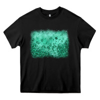 Black green glitter background Heavy Core Tee - JahusDesignShop