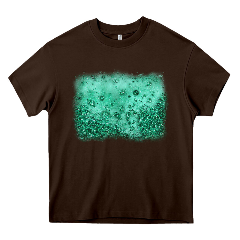 Green Glitter Background Heavy Core Tee by JahusDesignShop | Teevron