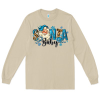 Mushroom Santa Baby Christmas Long Sleeve Tee - MaliasSmallBusiness