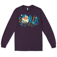 Plum Santa Baby Christmas Long Sleeve Tee - MaliasSmallBusiness