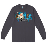 Smoke Santa Baby Christmas Long Sleeve Tee - MaliasSmallBusiness