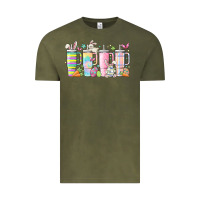 Vintage Olive retro groovy easter Vintage Tee - MaliasSmallBusiness