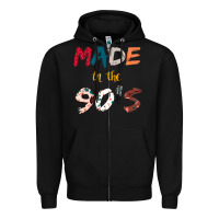 Black Made in the 90's Zipper Hoodie - Bettercallsaul