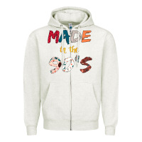 Oatmeal Heather Made in the 90's Zipper Hoodie - Bettercallsaul