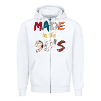 White Made in the 90's Zipper Hoodie - Bettercallsaul