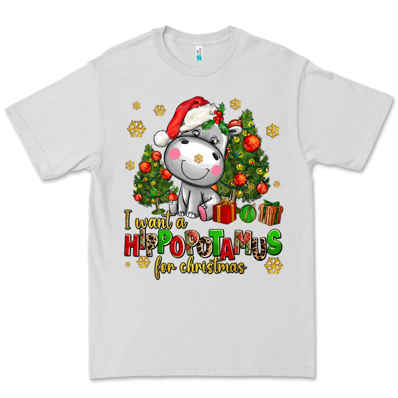I Want A Hippopotamus For Christmas Premium Tee by AdoDesignShop | Teevron