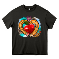 Asphalt teacher heart pen Heavy Core Tee - AdoDesignShop