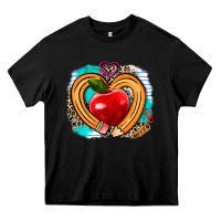 Black teacher heart pen Heavy Core Tee - AdoDesignShop