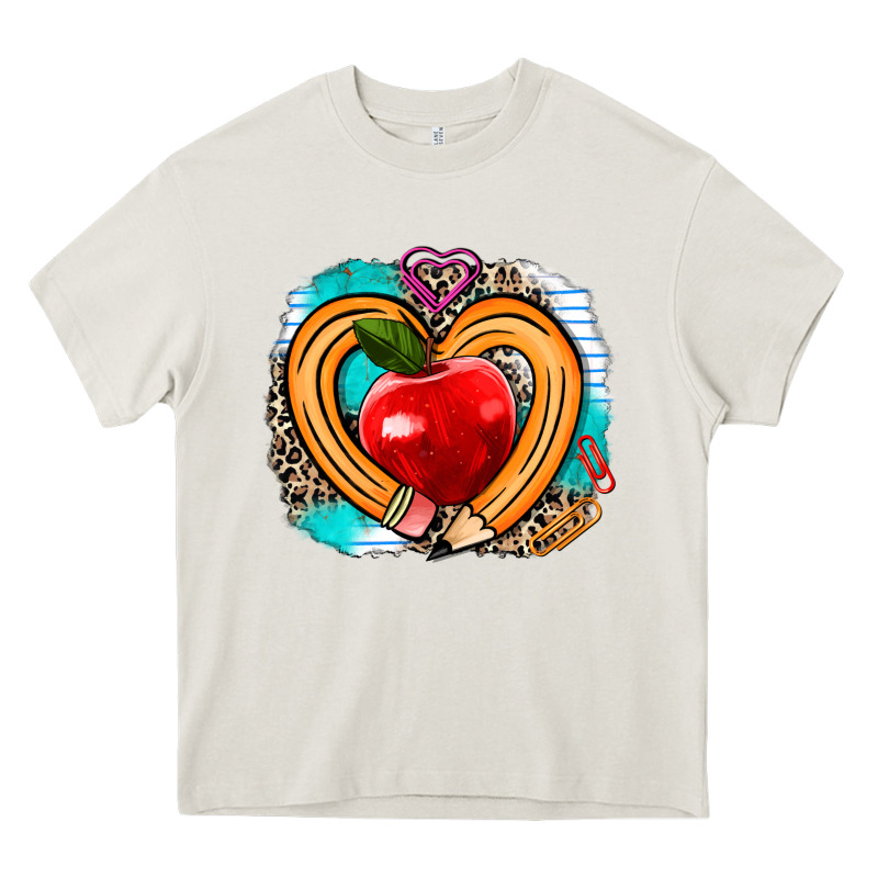 Teacher Heart Pen Heavy Core Tee by AdoDesignShop | Teevron