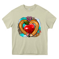 Mossy teacher heart pen Heavy Core Tee - AdoDesignShop