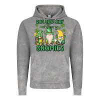 Cloud Rock shamrock with my gnomies Vintage Hoodie - MaliasSmallBusiness