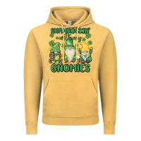 Shamrock With My Gnomies Vintage Hoodie | Teevron