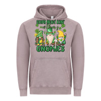 Vintage Zinc shamrock with my gnomies Vintage Hoodie - MaliasSmallBusiness