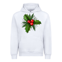 White Mistletoe Urban Hoodie - BundleAndBundleShop