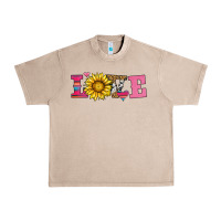 French Oak love sunflower valentines day Urban Heavy Tee - AdoDesignShop