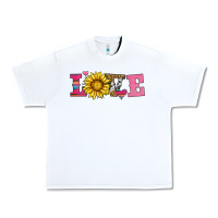 White love sunflower valentines day Urban Heavy Tee - AdoDesignShop