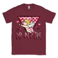 Burgundy def in love Classic Tee - MaliasSmallBusiness