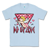Dusty Blue def in love Classic Tee - MaliasSmallBusiness