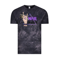 Cloud Black nail hustler Vintage Tee - MaliasSmallBusiness