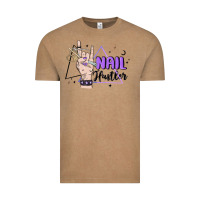 Vintage Coffee nail hustler Vintage Tee - MaliasSmallBusiness