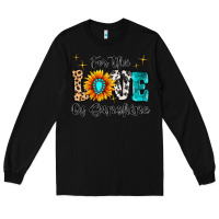 Black For The Love Of Sunshine Long Sleeve Tee - MaliasSmallBusiness