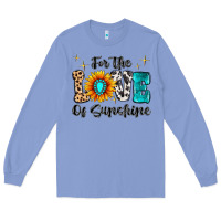 Colony Blue For The Love Of Sunshine Long Sleeve Tee - MaliasSmallBusiness