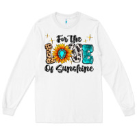 White For The Love Of Sunshine Long Sleeve Tee - MaliasSmallBusiness