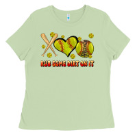 Matcha rub some dirt on it softball Ladies Tee - JahusDesignShop