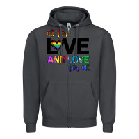 Smoke All For Love And Love For All Zipper Hoodie - Bettercallsaul