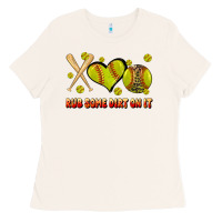 Bone rub some dirt on it softball Ladies Tee - JahusDesignShop