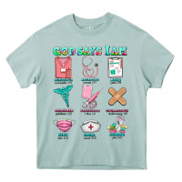 Arona nurse god says i am  nurse elements Heavy Core Tee - AdoDesignShop