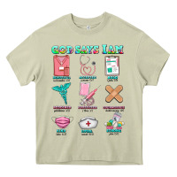 Mossy nurse god says i am  nurse elements Heavy Core Tee - AdoDesignShop