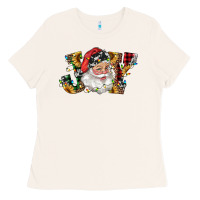 Bone santa joy with sunflowers Ladies Tee - RanaPortraitStore
