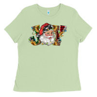 Matcha santa joy with sunflowers Ladies Tee - RanaPortraitStore