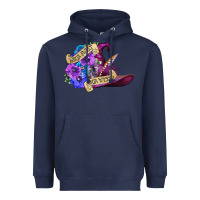 Navy sorta sweet sorta wicked Heavyweight Hoodie - CowGirlArtShop