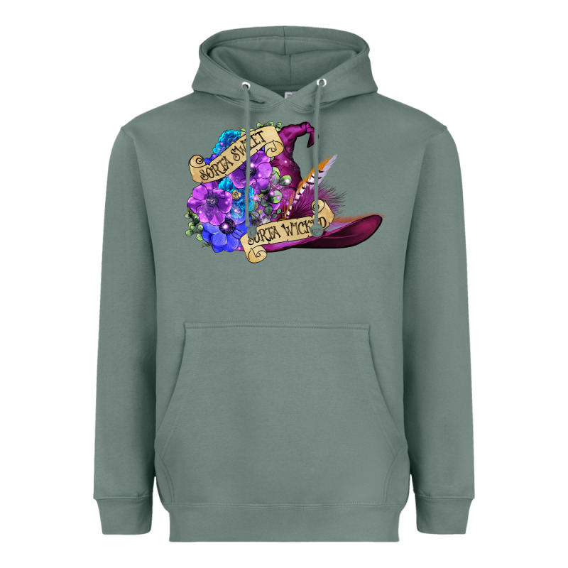 Sorta Sweet Sorta Wicked Heavyweight Hoodie by CowGirlArtShop | Teevron