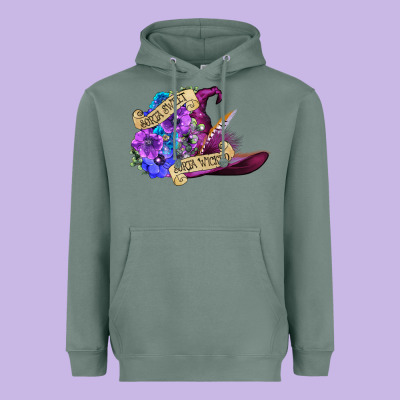 Sorta Sweet Sorta Wicked Heavyweight Hoodie Designed By Cowgirlartshop