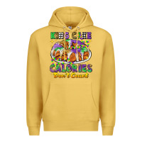 Antique Gold king cake calories dont count mardi gras Premium Hoodie - CowGirlArtShop