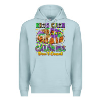 Blue Mist king cake calories dont count mardi gras Premium Hoodie - CowGirlArtShop