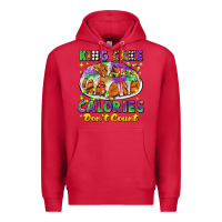 Cardinal king cake calories dont count mardi gras Premium Hoodie - CowGirlArtShop