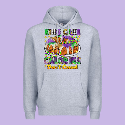 King Cake Calories Dont Count Mardi Gras Premium Hoodie Designed By Cowgirlartshop
