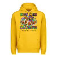 Lemon king cake calories dont count mardi gras Premium Hoodie - CowGirlArtShop