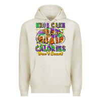 Oatmeal Heather king cake calories dont count mardi gras Premium Hoodie - CowGirlArtShop